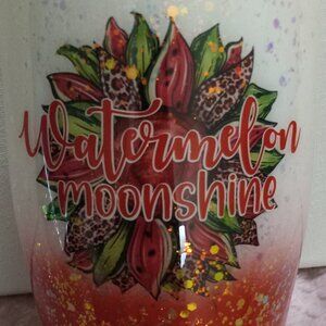 Watermelon moonshine tumbler